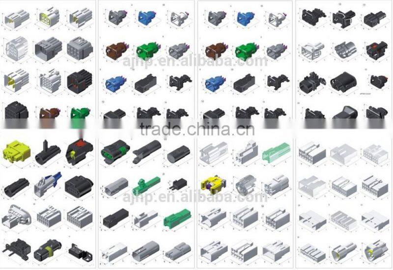 DJ3081Y-1.6-11/ 21 Deutsch series 1.6mm pitch plug 8 pin waterproof sealed electrical connector auto socket/electric wire