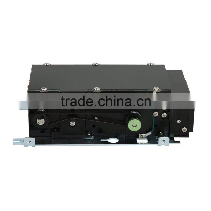motorized card reader for kiosk terminal
