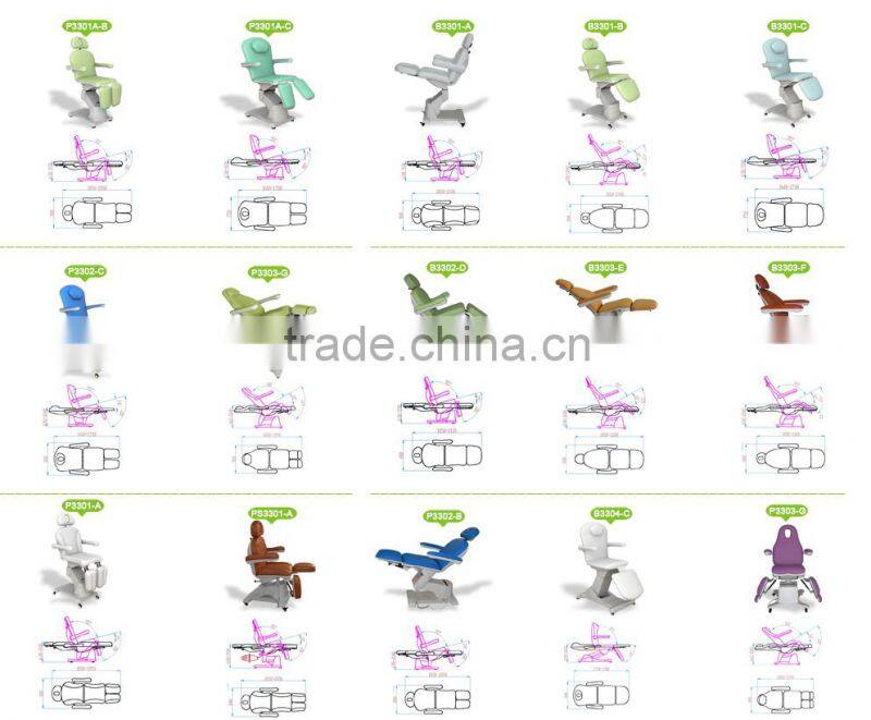 2016 Hot Sales Leather Electric Beauty Cosmetic Bed/Electric Beauty Bed/Beauty Massage Bed