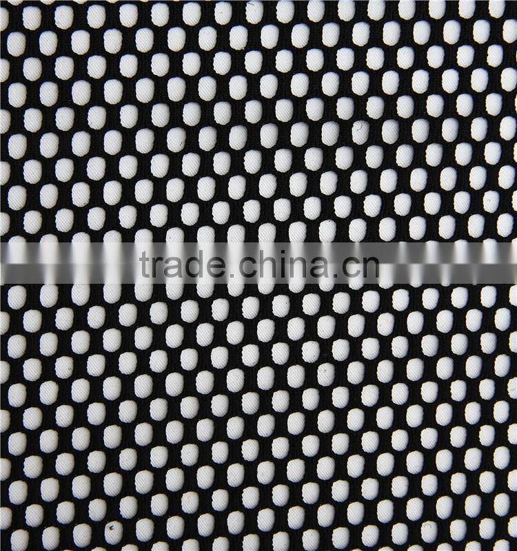 low elastoc big hole polyester mesh fabric for clothing