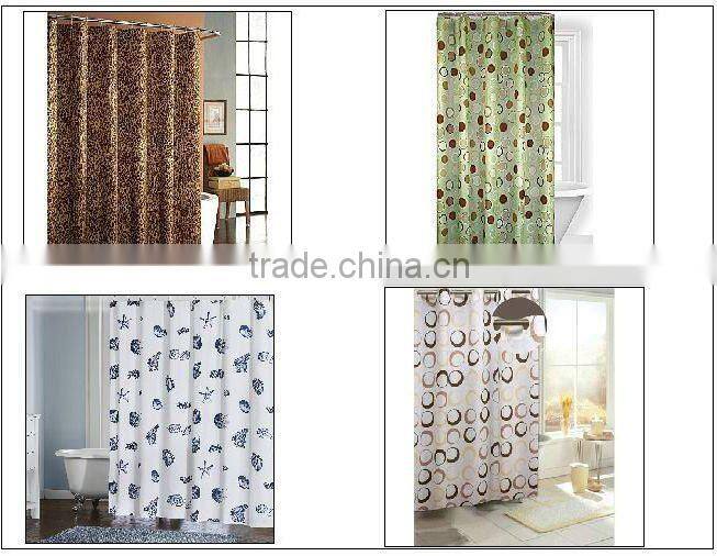 decorative shower curtain hooks