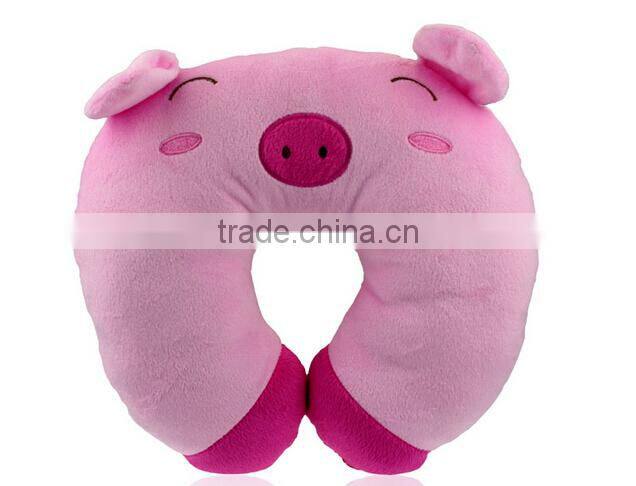 Pink Pig U Shape Neck Pillow for kids