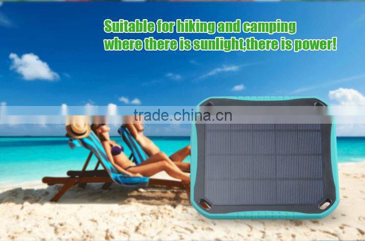 5600mah factory-supply window solar charging external battery for smartphone series with big full led light
