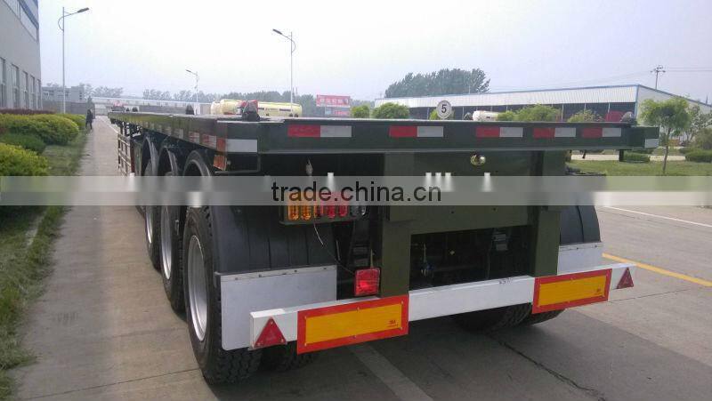 CSAC Tri-axle Container transportation chassis, flatbed trailer, 40ft semi trailer