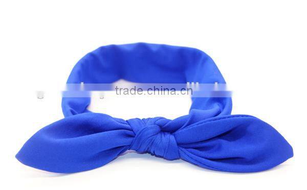 YA New Cute Girls and Women Bowknot Hairbands Turban Knot Rabbit Headband Headwrap Top Cloth Headwear Hair Accessories