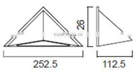 W-013325 IP54 outdoor modern down wall lamp for balcony,led residential wall lamp