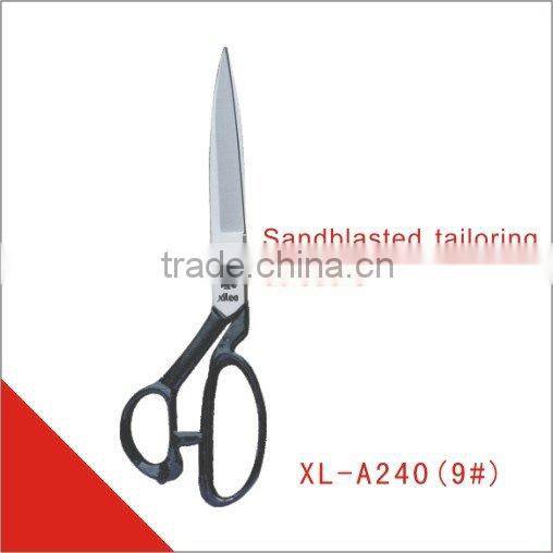 XL-A240 Name brand fashion sandblasted tailor scissors free sample