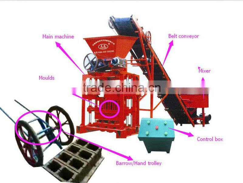 Block Machine QTJ4-35 best selling products sand brick making machine block maker machine