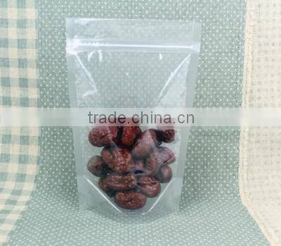 Nuts clear zip lock stand pouches