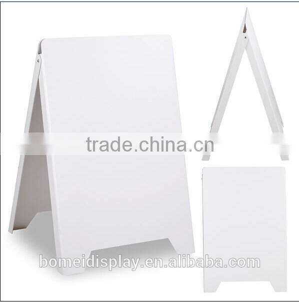 A shape cheap folding plastic 60*90cm poster stand