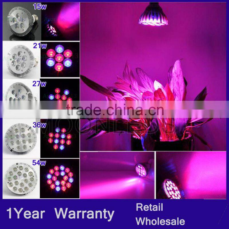 2016 hot sale 2Red 1Blue 3W E27 LED plant Grow Light