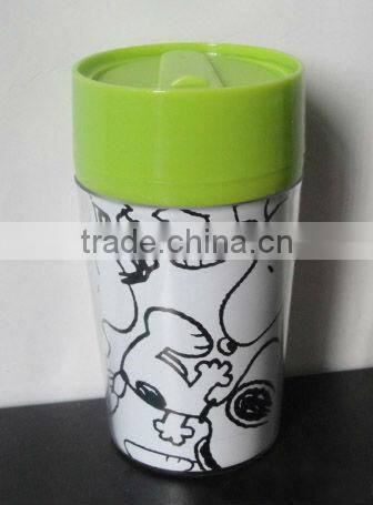 double wall plastic coffee mug