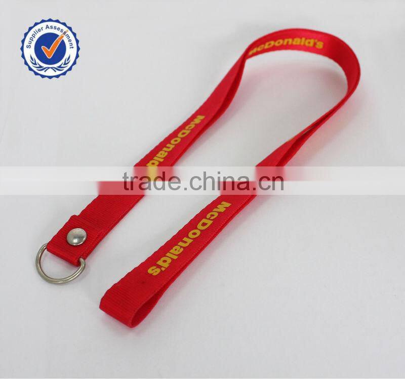 2015 custom printed neck lanyards with detachable buckle