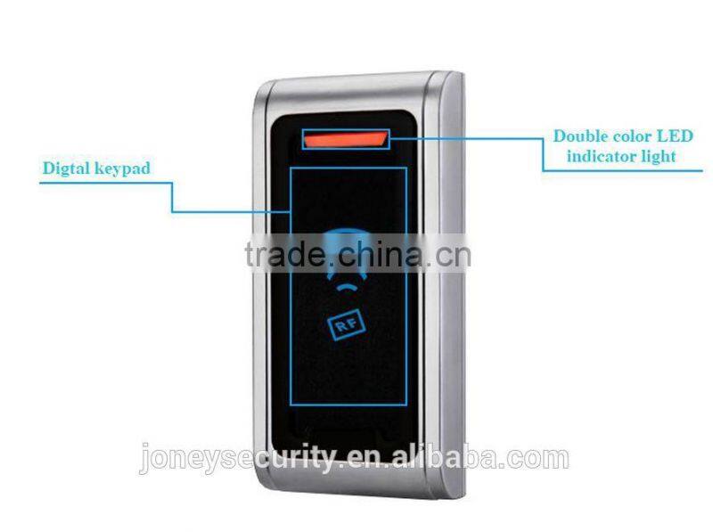 Metal RFID Access Control Card Reader for office,home, apartment