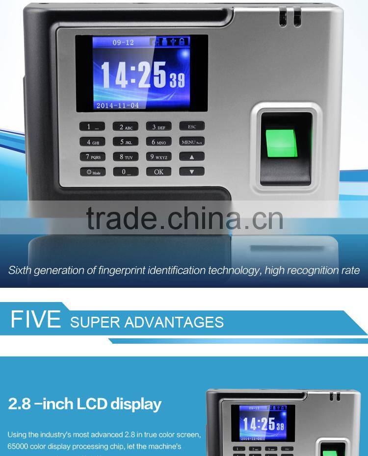 OC025 Electronic Time Clock Type Time Attendance Device