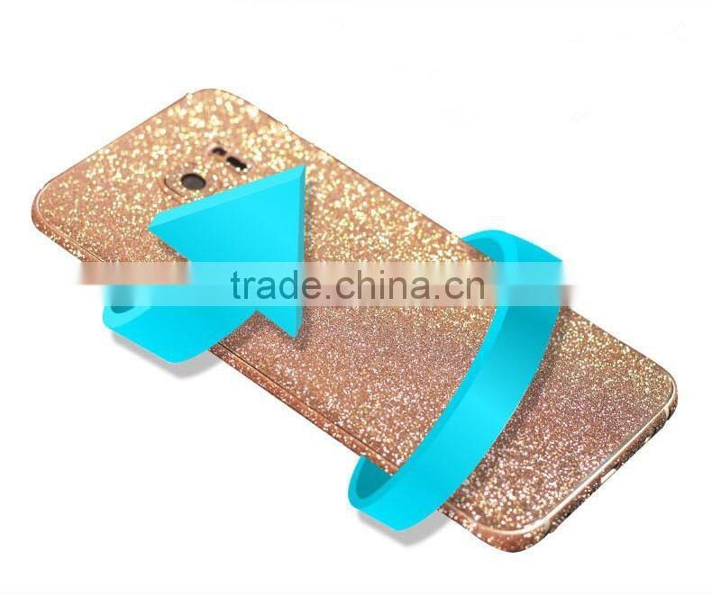 Bling bling glitter sticker cover case for samsung galaxy s7 edge, s7 edge diamonds case