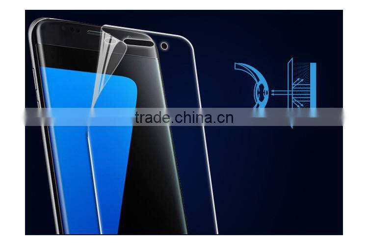 Wholesale auto recovery tpu nanometer front screen protector for samsung s6