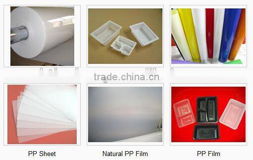 rigid pet film ,PET sheets thermoformed for food packing
