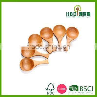 Hot selling multifunctional mini bamboo spoon with long handle