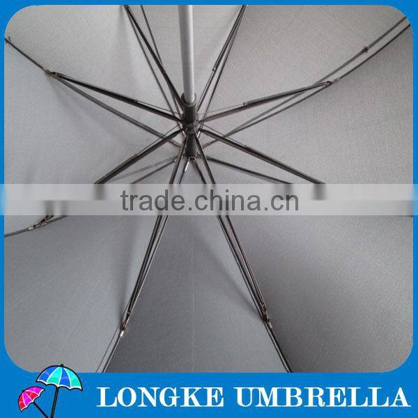 auto open grey color straight umbrella