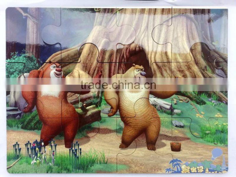 China manufacturer A4 heat press mdf jigsaw