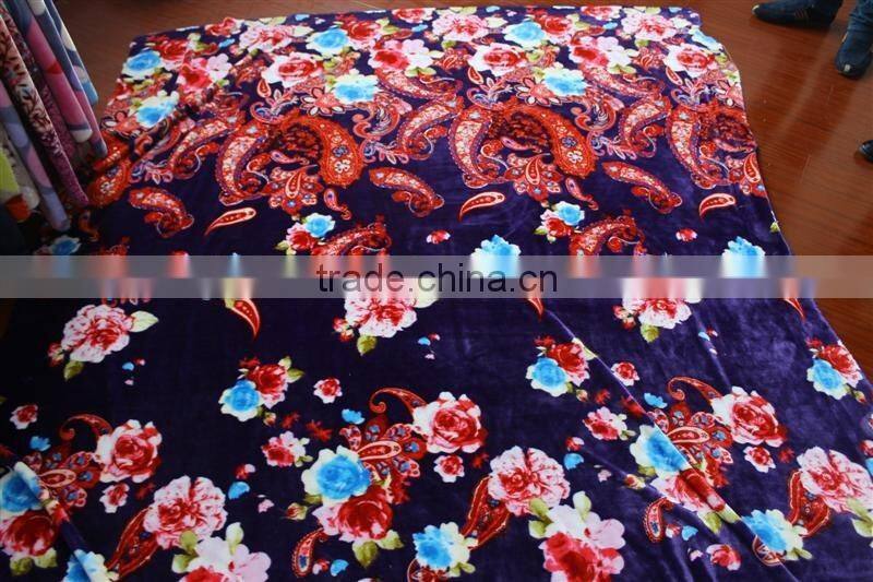 Soft warm polyester polar fleece blanket