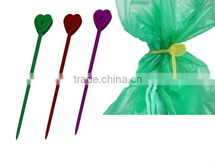 SET 6 Stretch N' Twist Silicone Bag Ties