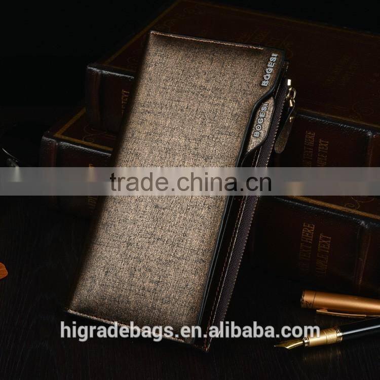2016 men faux leather travel wallet