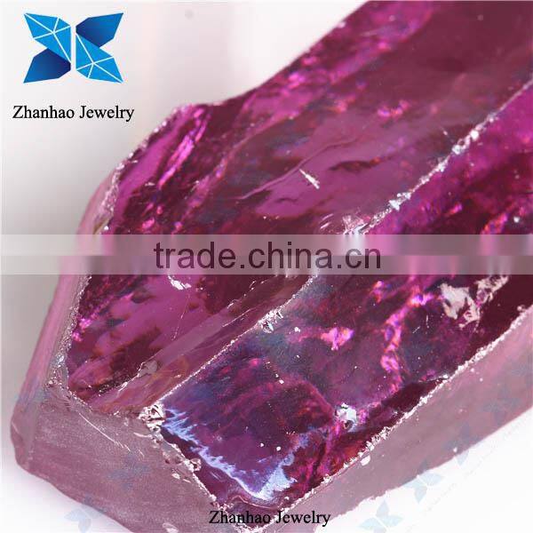 cz stone synthetic hot sale rough cubic zirconia pink stone price