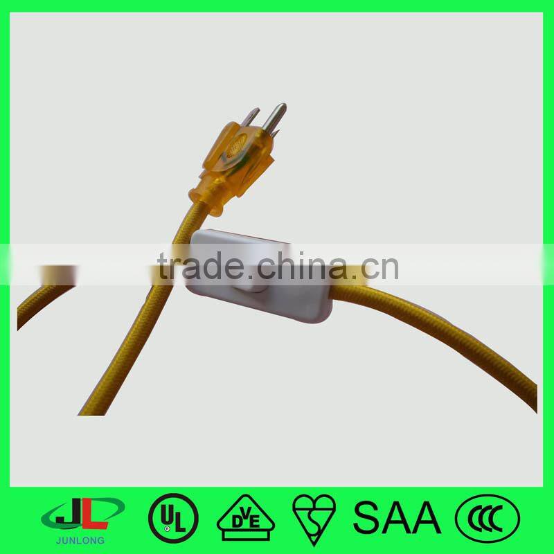 Textile power cord 2mm for sale,braiding cord ,electrical wire
