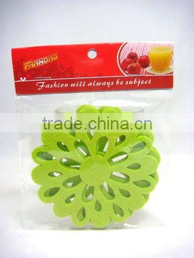 3pcs Lightness Creative Round Coasters For One Dollar Item,kitchenware