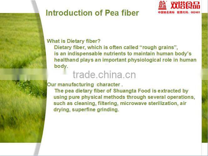 Pea Fiber 100mesh Food Grade 20KG/BAG with ISO22000 Pea Fiber