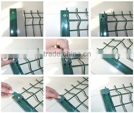 ISO9001:2008 certification 12 years experience powder coated folding garden fence panel