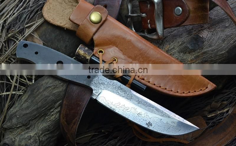 Doshower damascus knife blanks with industrial tool of wholesale knives