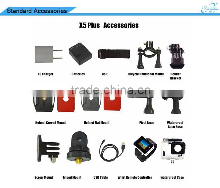 Ambarella A7 Plus Remote Control Underwater WIFI 4K Sport Action Camera