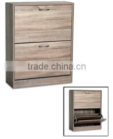 2016 ACX566 melamine faced board shoe rack with 4 doors/shoe cabinet