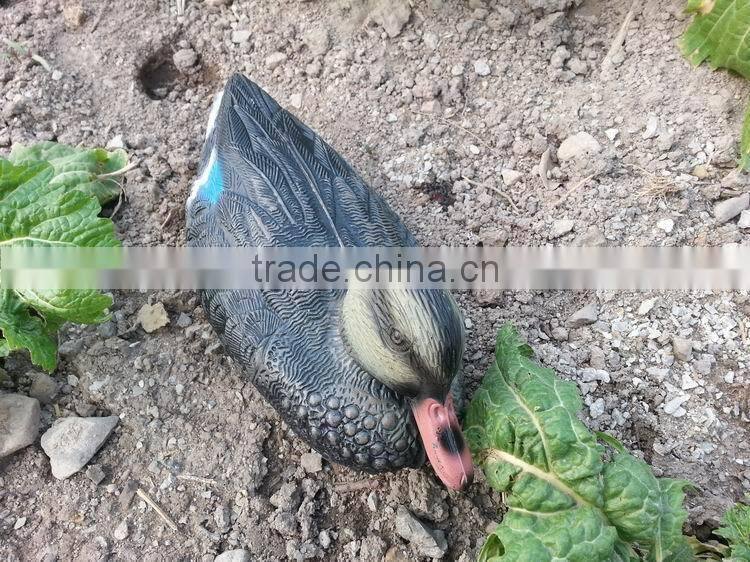 Plastic floating mandarin duck of hunting decoy