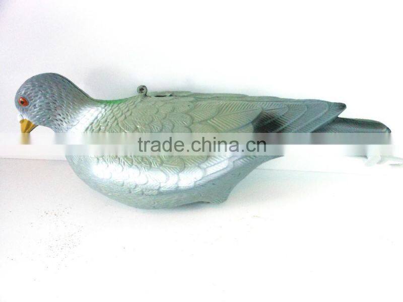 Half a piece of plastic flocking pigeon for garden decoration