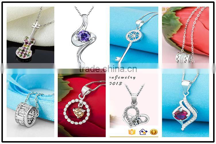 Hot Sale Popular Fish Jewelry With Colorful Gemstones Necklace Pendants