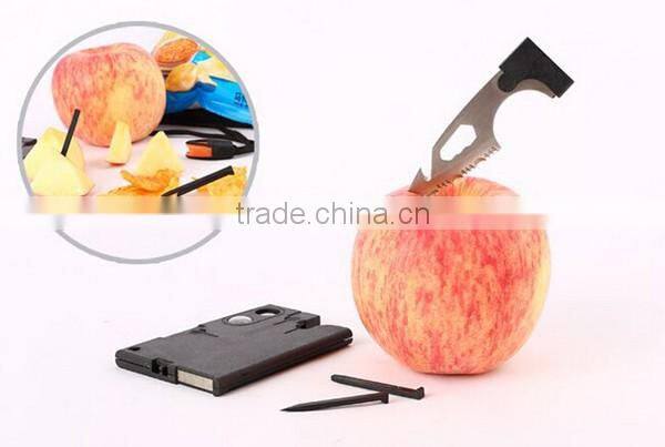 Upgrade Multi Tool Card ,Credit Card Tool With Flintstone And Whistle