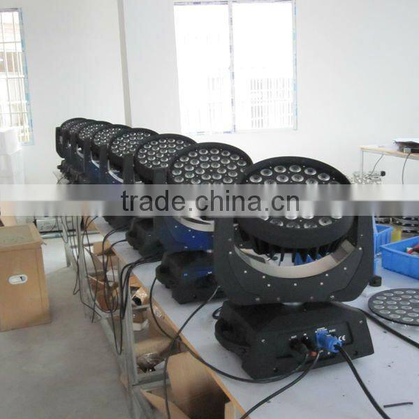 9W tri-color led moving head projector