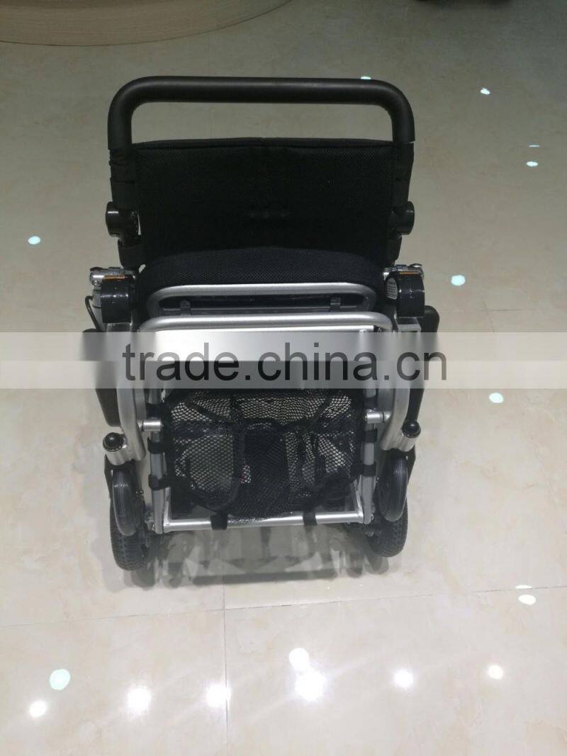 Rehabilitation Therapy Supplies Lift TEW007B Aluminum Portable Foldable Light Electric Wheelchair