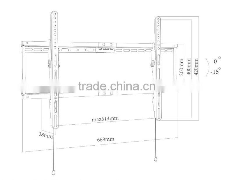 Tv bracket wall mount for 32"-70", Full Motion adjustable height tv bracket
