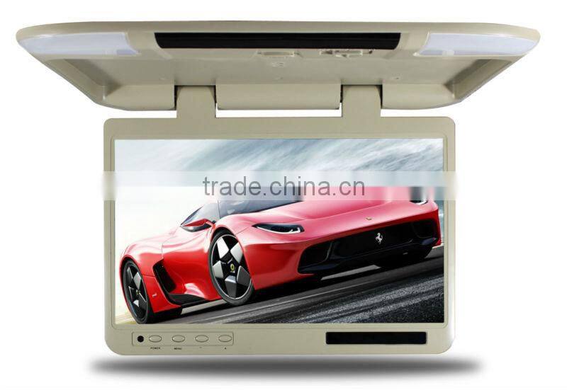 22 inch Digital Panel car flip down monitor/roof lcd car monitor