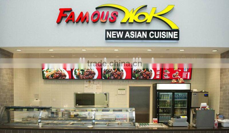 Indoor Advertising Lighted Visions LED Store Signs Display