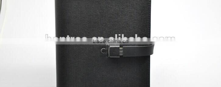 leather cover portfolio with usb flash drive