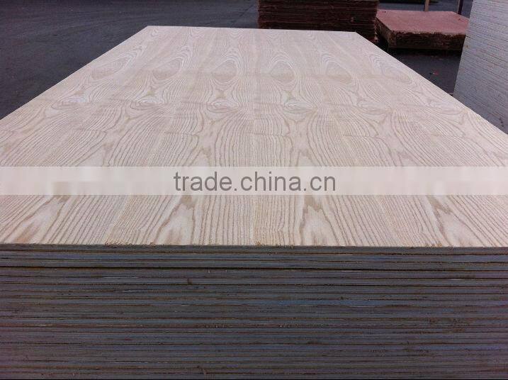 Natural white ash plywood board from Linyi