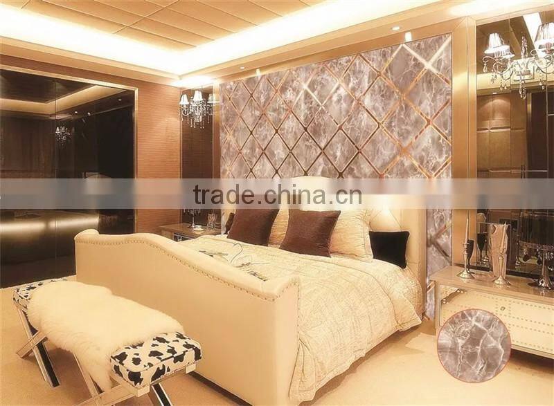 decorative laminated painted glass for wardrobe sliding door glass