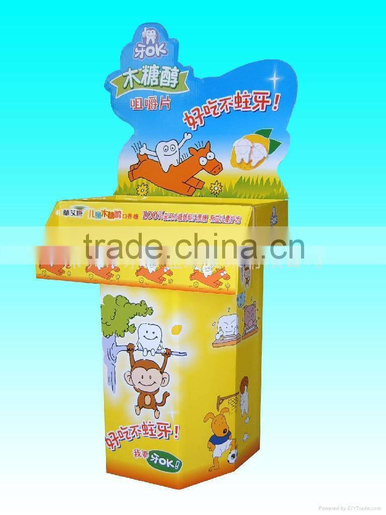 stationery cabinet/ cardboard floor stand display