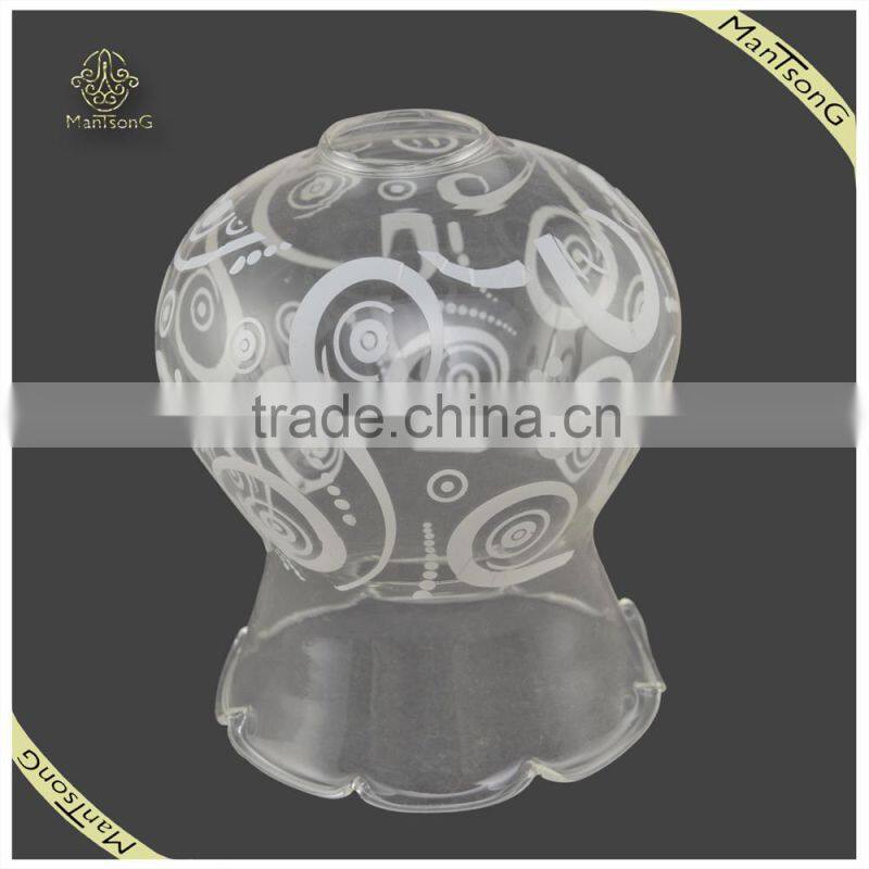 Hand Blown Decorative Flower Lampshades with Factory Price